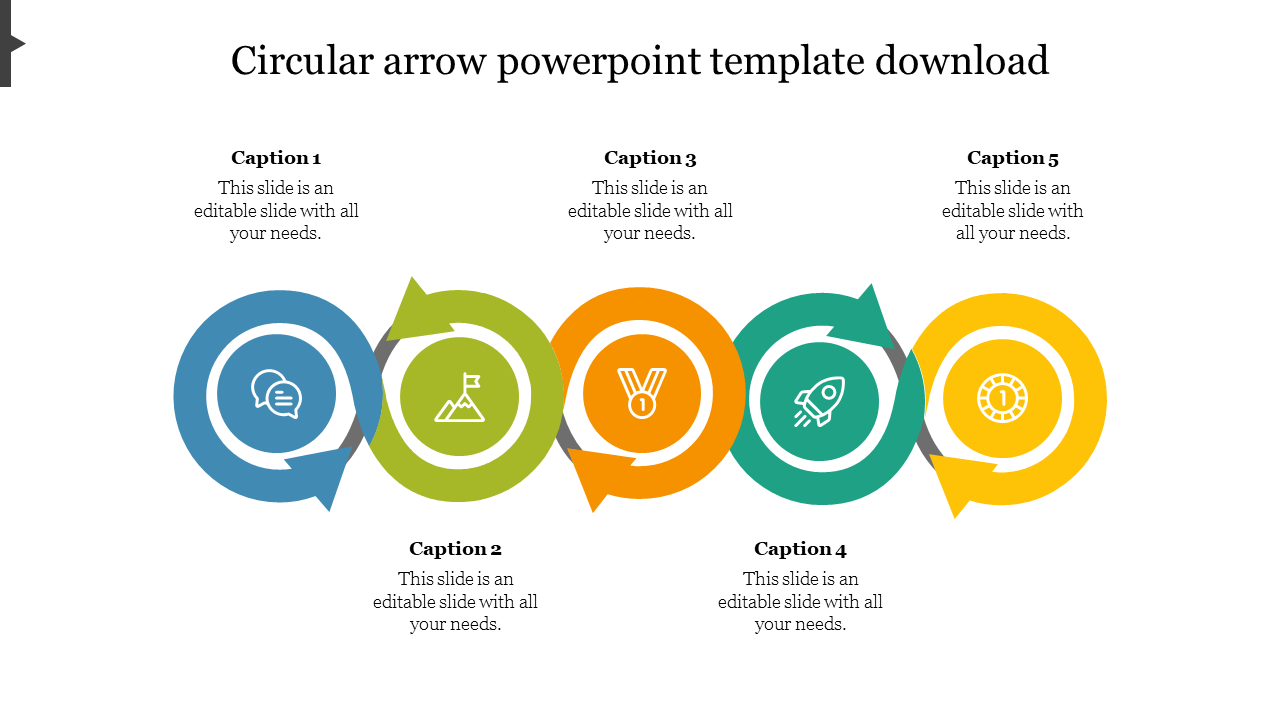 circular arrow powerpoint template download-5